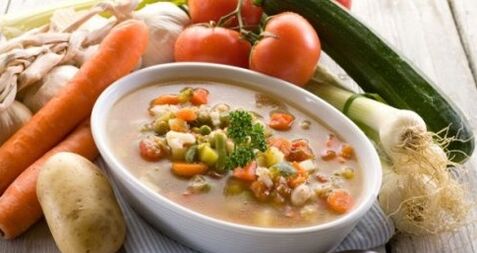sopa de purê de vegetais para gastrite