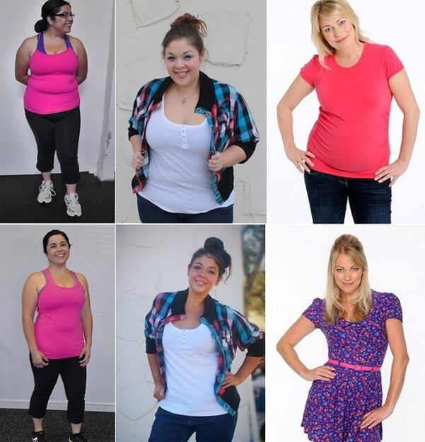 fotos antes e depois de perder peso na dieta Maggi