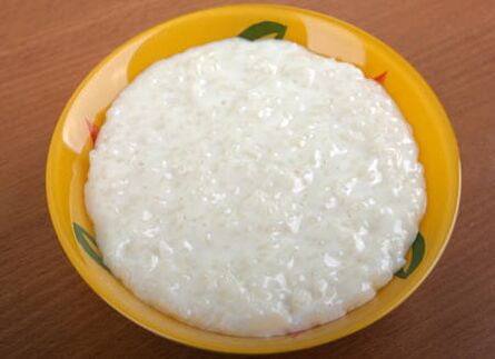 Mingau de arroz